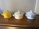 Of 3 "star Wars" Cocottes Le Creuset 8 Oz Petite Dutch Ovens. New In Boxes. Fixed Price $319.20.