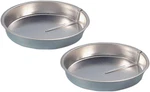 Quick Release Easy-out Cake Pan Set Of 2, Effortlessly Bake And Serve Perfect. Fixed Price $32.57.