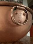 Antique Large Benham & Froud Deep Copper Mixing Bowl 14. Fixed Price $295.00.