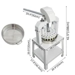 48 Pcs Commercial Dough Pastry Divider Dividing Machine For Bakery Restaurant. Fixed Price $1569.00.
