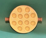 Emile Henry Escargot Snail Dish Double Handle, Made In France Yellow Brown Glaze. Fixed Price $35.99.