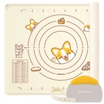 Ourokhome Silicone Baking Mat Sheet And Pastry Dough 20"L X 16"W, Beige. Fixed Price $17.18.