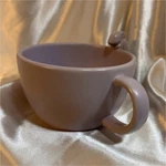 Threshold Lavender Stoneware Soup Mug Rabbit Accent Dishwasher Microwave Safe. Fixed Price $15.00.