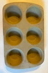 Pampered Chef Family Heritage Stoneware 6-CUP Muffin Bakingstone Baker Usa. Fixed Price $33.54.