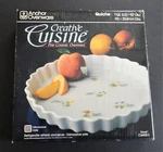 New Open Box Anchor Hocking Ceramic Floret 10" Qt Quiche Dish C8400/3 Japan. Fixed Price $32.99.