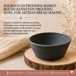 Sourdough Proofing Basket Round Banneton Bowl For Artisan Bread Making. Fixed Price $17.00.