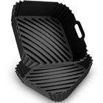 Air Fryer Silicone 2 Pack, Reusable Square Basket Liners, 4-.... Fixed Price $13.74.