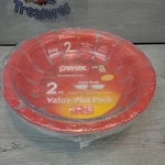 Pyrex Clear Glass Easy Grab Pie Plates Baking Dish Pan 9.5" New Sealed. Fixed Price $10.42.