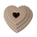 Nordic Ware 12 Cup Tiered Heart Bundt Pan. Fixed Price $42.00.