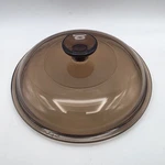 Pyrex Corning Ware Visions 8 1/4" Replacement Lid For 2.5 Qt Amber Saucepan V25C. Fixed Price $9.99.