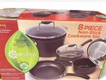 Ecolution Ceramic Nonstick Cookware Set Dishwasher Safe Pots Pans Brand New. Fixed Price $69.99.