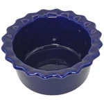 Chantal 1/2 Cup Navy Cobalt Blue Ramekin Bowl Scallop Rim Ceramic 93-RMR07/4. Fixed Price $9.99.
