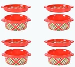 Temp-tations Plaid Set Of Round Mini Bakers With Lid-its K405303. Fixed Price $24.95.
