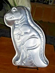 Classic Vintage Wilton Dinosaur Cake Pan. #2105-1280 "partysaurus" 1987 Retired. Fixed Price $8.99.