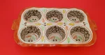 Temptations By Tara Old World Fall Harvest Leaves Acorns Muffin Pan Bakeware. Fixed Price $21.86.