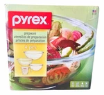 New Sealed Rare 2007 Pyrex Prepware 4 Piece Set - Measuring Cup, 3 Mixing Bowls. Fixed Price $35.99.