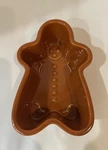 Chantal Stoneware Gingerbread Man Baking Dish Mold 1 Cup, Glossy, Replacement. Fixed Price $15.00.
