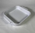 Vintage Le Creuset GG3 White Stoneware Baking Dish 2.3L France 9X9 Pan. Fixed Price $59.84.