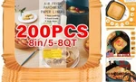 200PCS Air Fryer Disposable, Liners, 8.7" 8" Square. Fixed Price $17.07.