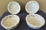 (4) Temptations By Tara Seasonal BTS-427968 Individual 12 Ounce Casseroles. Fixed Price $25.00.