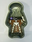 Wilton Halloween Skeleton Cake Pan Non-stick #2105-8923. Fixed Price $15.00.