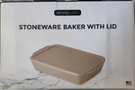 Servappetit Stoneware Baker With Lid. Fixed Price $36.99.