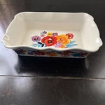 Pioneer Woman Flea Market Floral Stoneware Casserole Baking Dish 12" X 8" 3". Fixed Price $15.99.