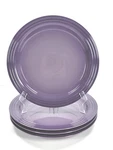 Creuset Stoneware Vancouver Dinner Plates 10-1/2" Ultra Violet Of 4. Fixed Price $115.00.