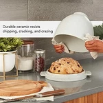 Kitchenaid Ceramic Bread Bowl With Baking Lid 5 Quart. Fixed Price $85.95.