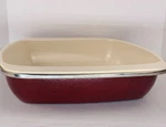 Paula Dean 14X17 Enamel Baking Casserole Dish Lasagna Italian Cookware. Fixed Price $33.29.