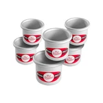 PRD-33CASE Anodized Aluminum Round Cake Pans, X Inch, Set Of 6. Fixed Price $50.72.