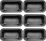 6 Pcs Nonstick Carbon Steel Baking Bread Pan,mini Loaf Pans,small Banana. Fixed Price $24.87.