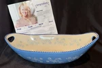Temptations By Tara Seasonal Snowflake Blue Dish 1/2 Qt. New In Box!. Fixed Price $39.99.