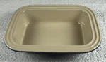 Vintage Creuset Blue Rectangle Stoneware Bakeware Casserole Dish No Lid Euc. Fixed Price $21.99.