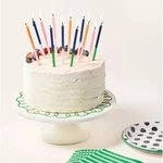 Target Stoneware Cake Stand White Green Swirl Pedestal Dish Serveware. Fixed Price $40.00.