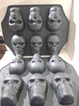 Halloween Skull Cakelet Pan Baking (2) Mold Holds 6 Party Dessert New. Fixed Price $29.50.