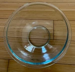 Pyrex #325 2.5 Round Clear Glass Mixing Bowl. Fixed Price $11.99.