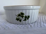 Andrea By Sadek Parsley Oven To Table Cookware Large 9" Souffl Dish 7378. Fixed Price $12.95.