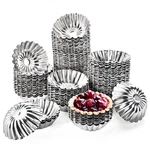 Dicunoy 100 Pcs Egg Tart Molds For Baking, 3" Mini Pie Pan, Inches. Fixed Price $32.58.