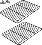 Small Baking Wire Rack Set Of 2, E-far Non-stick For Toaster Oven Cooking. Fixed Price $11.91.
