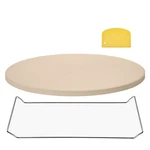 Uimoso 16-INCH Round Cordierite Pizza Stone For Oven And Grill Baking. Fixed Price $29.69.