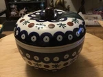 Polish Pottery Apple Baker By Zaklady Boleslawiec - Handcrafted Stoneware. Fixed Price $42.00.