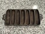 Birmingham Stove And Range Cast Iron 7-EAR Cornbread Stick Muffin Pan 7SC. Fixed Price $12.60.