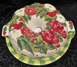 Temp-tations Tara Wreath Fluted Bundt Tube Pan With Serving Tray. Fixed Price $49.99.