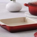 Le Creuset Rectangular Baking Dish Stoneware Carmin 18CM 7 1/4" X 5" Brand. Fixed Price $29.95.