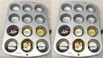 Two New Wilton Recipe Right Non-stick 12 Muffin Pans 14.5X10.5X1.5". Fixed Price $40.00.