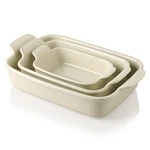 Sweejar Baking Pans Set Ceramic 9X13 Dish Handle Rectangular Casserole. Fixed Price $62.54.