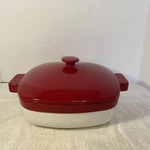 Kitchenaid Streamline Ceramic 4.2-QUART / White Casserole Bakeware Dish. Fixed Price $39.06.