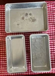 3 Pc Aluminum Bakeware Lot Mirro Usa Loaf Pan & Baking Dish + Unmarked. Fixed Price $14.99.