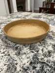 Pampered Chef 11" Round Deep Dish Baker Stoneware Cake Casserole K078. Fixed Price $40.00.
